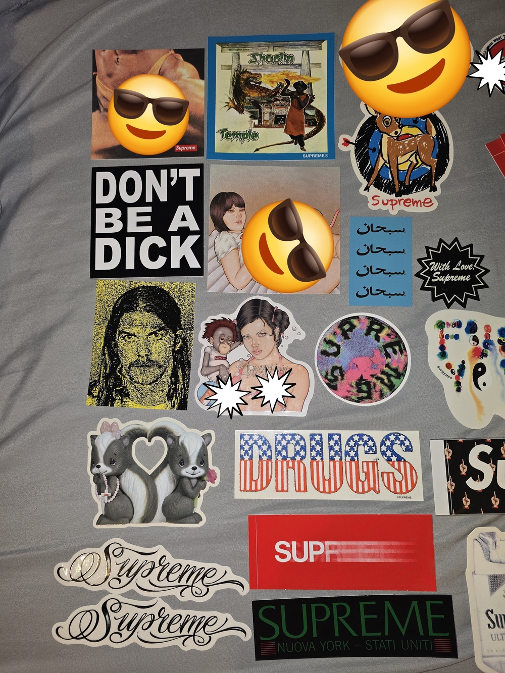Supreme Sticker Mega Lot 35x Pack Grails BOGO Maeda Milan Cliver - $200+ Retail